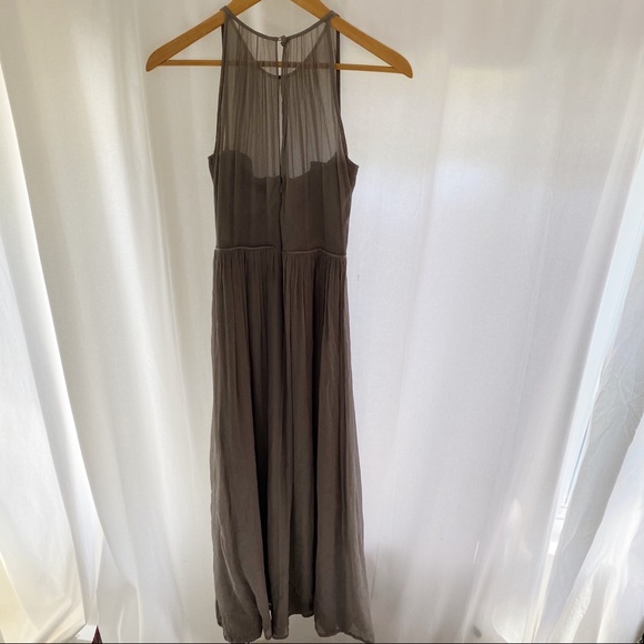 J.Crew Megan Dress - Grey Chiffon - Picture 6 of 7